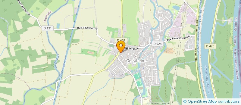 localisation de l'entreprise SCI DIABOLO  GERSTHEIM