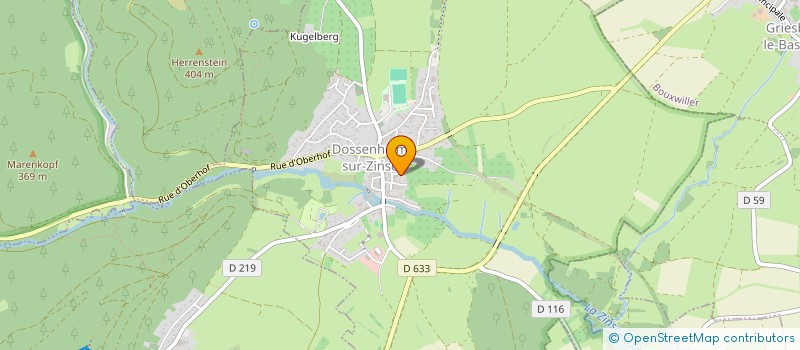 localisation de l'entreprise SCI DIABOLO ET SATANAS  DOSSENHEIM-SUR-ZINSEL