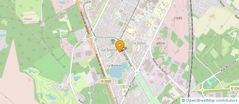 localisation de l'entreprise SCI DIACOLAS à ORLEANS