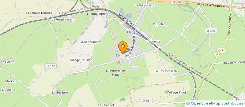 localisation de l'entreprise SCI DIACONO  DONVILLE-LES-BAINS