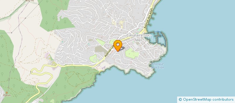 localisation de l'entreprise SCI DIACRIS à CAVALAIRE-SUR-MER