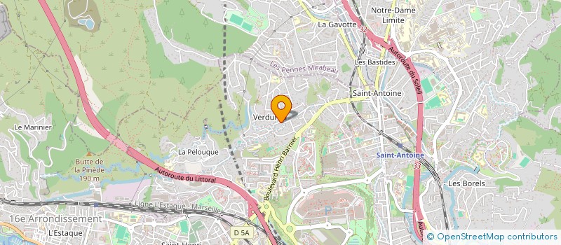 localisation de l'entreprise SCI DIADEME à MARSEILLE