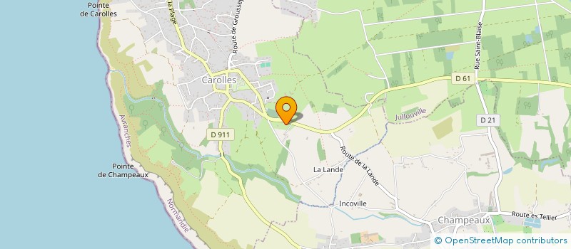 localisation de l'entreprise SCI DIAFEUILLE  CAROLLES