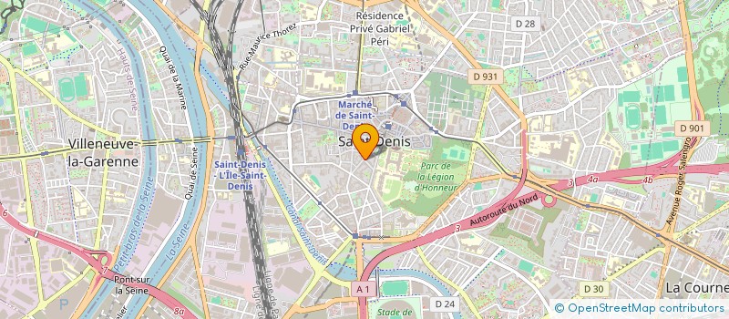 localisation de l'entreprise SCI DIAFOIRUS à SAINT-DENIS