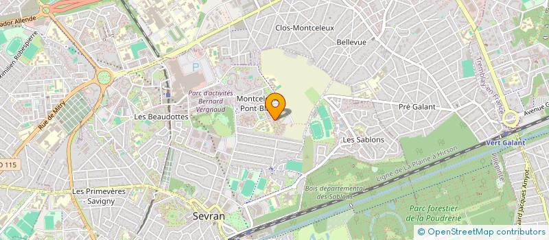 localisation de l'entreprise SCI DIAG à SEVRAN
