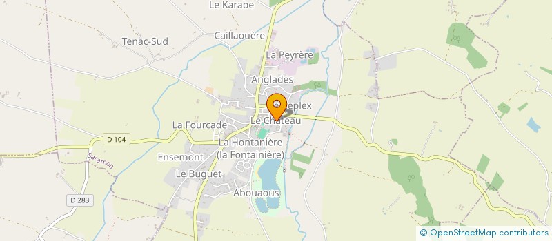 localisation de l'entreprise SCI DIAGUE  SARAMON