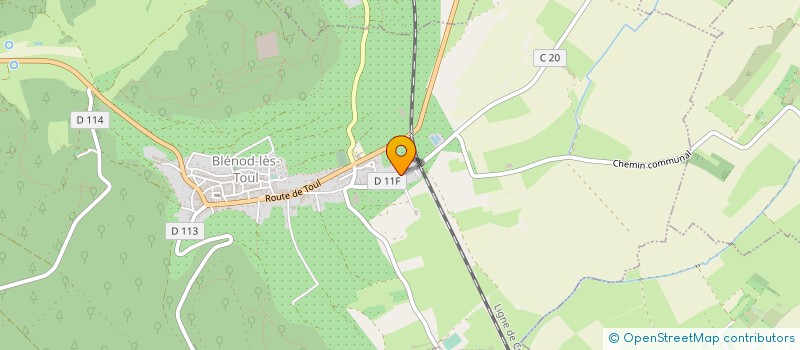 localisation de l'entreprise SCI DIAHO  BLENOD-LES-TOUL