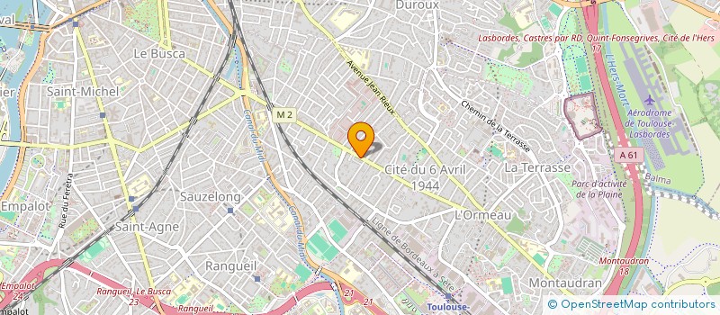 localisation de l'entreprise SCI DIALAUR à TOULOUSE