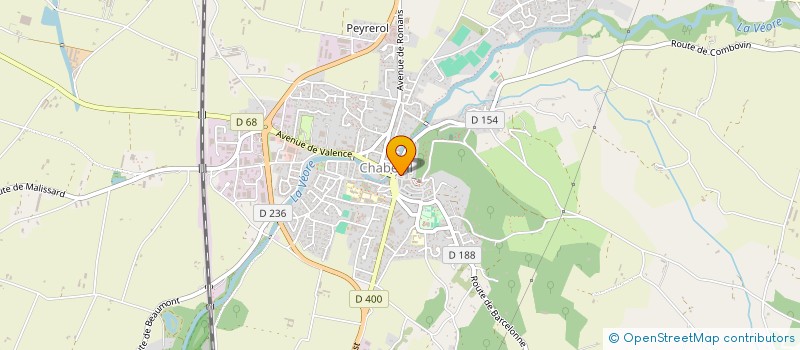 localisation de l'entreprise SCI DIALI à CHABEUIL