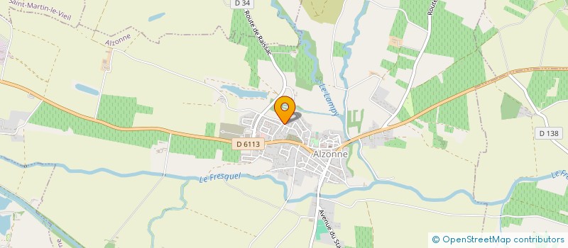 localisation de l'entreprise SCI DIALLE  ALZONNE