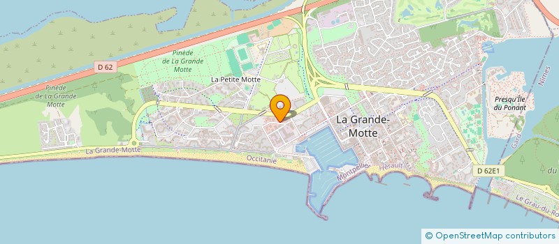 localisation de l'entreprise SCI DIALLO  LA GRANDE-MOTTE