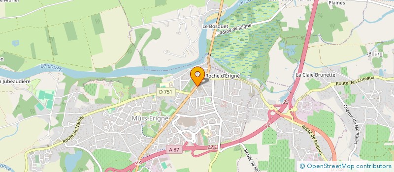 localisation de l'entreprise SCI DIALOGUE  MURS-ERIGNE