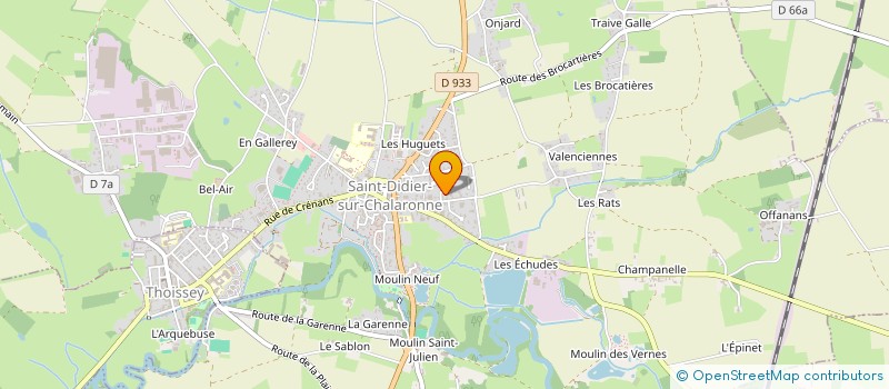 localisation de l'entreprise SCI DIAM  SAINT-DIDIER-SUR-CHALARONNE