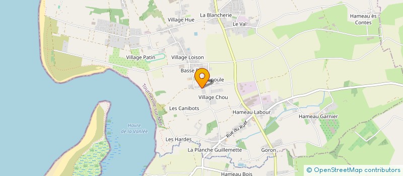 localisation de l'entreprise SCI DIAM  TOURNEVILLE-SUR-MER