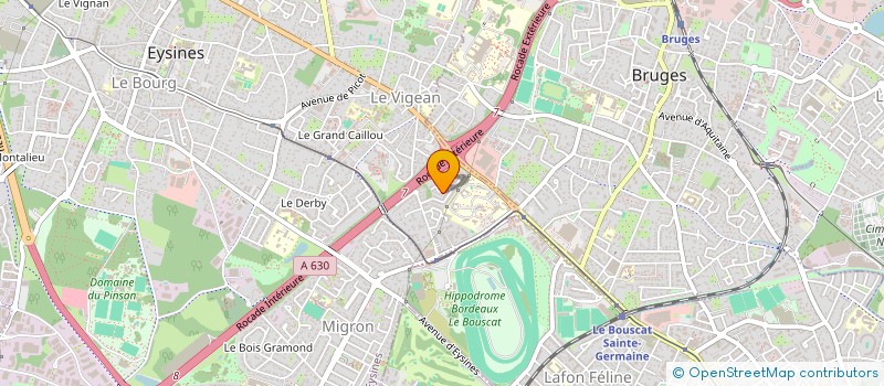 localisation de l'entreprise SCI DIAM FERZA  EYSINES