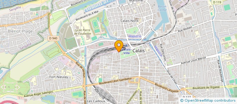 localisation de l'entreprise SCI DIAMA IMMOBILIER  CALAIS