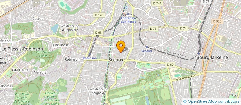 localisation de l'entreprise SCI DIAMAJO II à SCEAUX