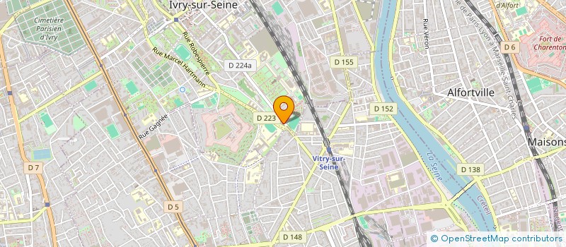 localisation de l'entreprise SCI DIAMANT à IVRY-SUR-SEINE