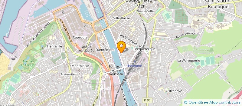 localisation de l'entreprise SCI DIAMANT à BOULOGNE-SUR-MER