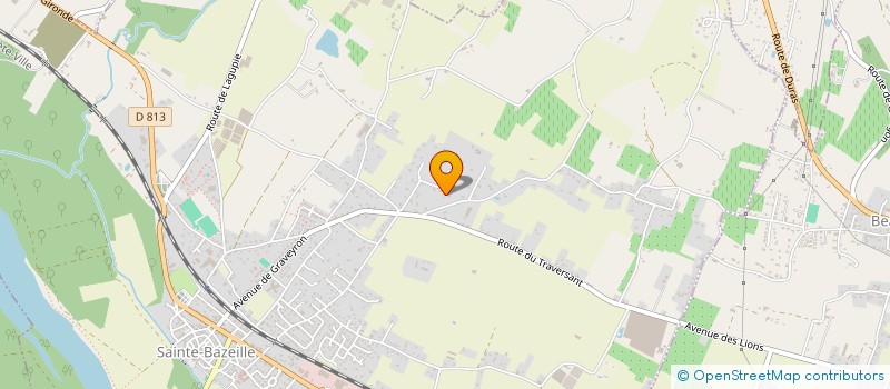 localisation de l'entreprise SCI DIAMANT  SAINTE-BAZEILLE