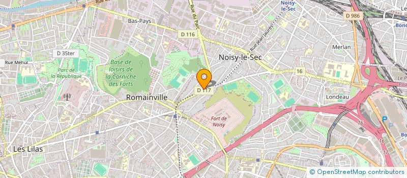 localisation de l'entreprise SCI DIAMANT à NOISY-LE-SEC