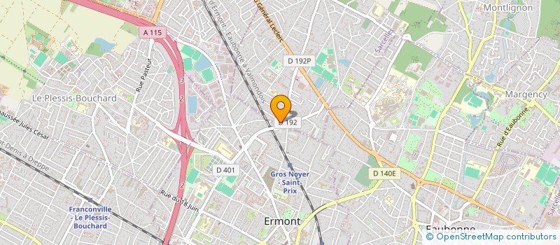 localisation de l'entreprise SCI DIAMANT à SAINT-PRIX