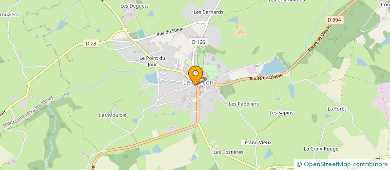 localisation de l'entreprise SCI DIAMANT  MONTCOMBROUX-LES-MINES