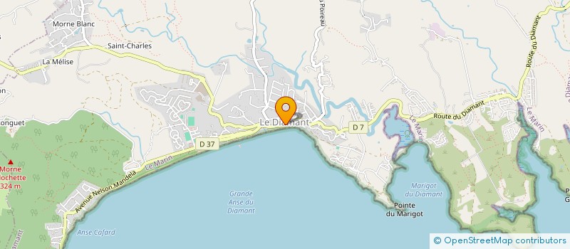 localisation de l'entreprise SCI DIAMANT  CASCADES  LE DIAMANT