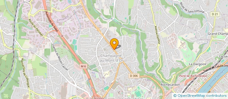 localisation de l'entreprise SCI DIAMANT VERT  CHAMPAGNE-AU-MONT-D'OR