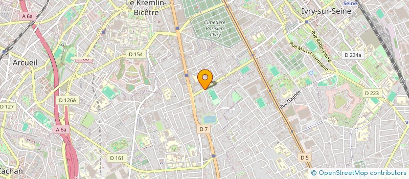 localisation de l'entreprise SCI DIAMANTLOTUS à VILLEJUIF