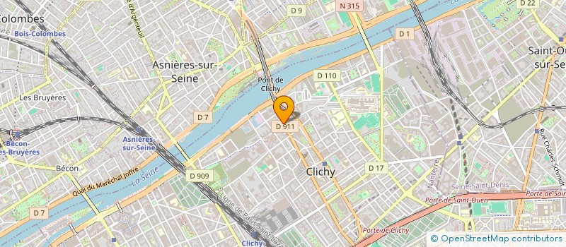 localisation de l'entreprise SCI DIAME à CLICHY