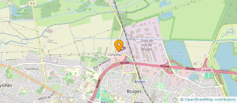 localisation de l'entreprise SCI DIAMOND STAR  BRUGES