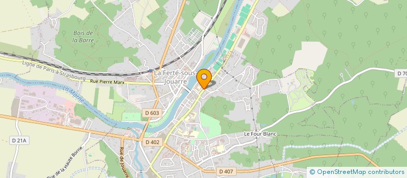localisation de l'entreprise SCI DIAMS à LA FERTE-SOUS-JOUARRE