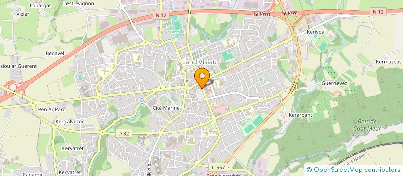 localisation de l'entreprise SCI DIANA  LANDIVISIAU