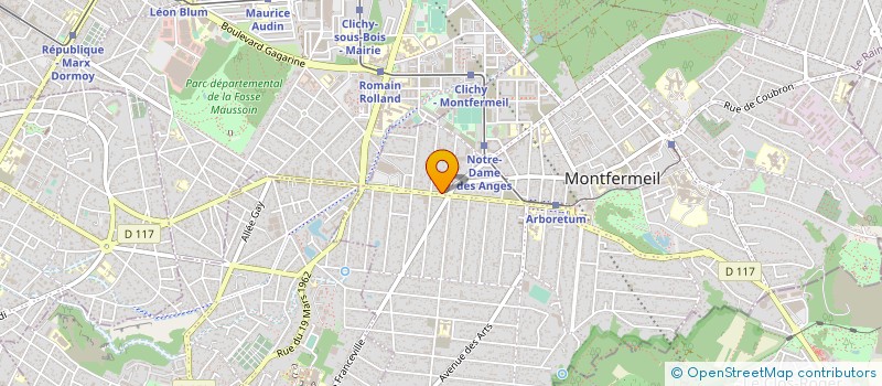 localisation de l'entreprise SCI DIANA  MONTFERMEIL