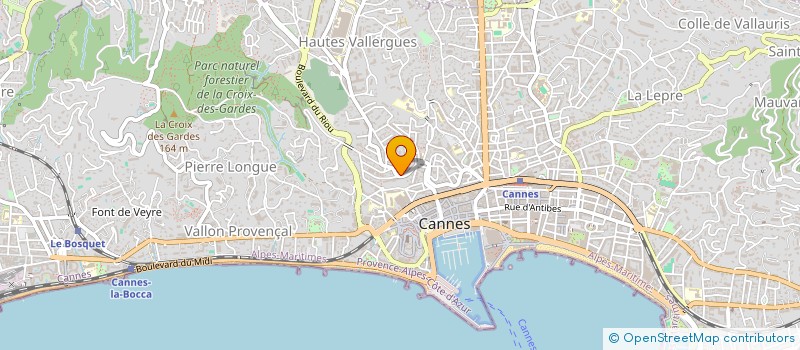 localisation de l'entreprise SCI DIANA à CANNES