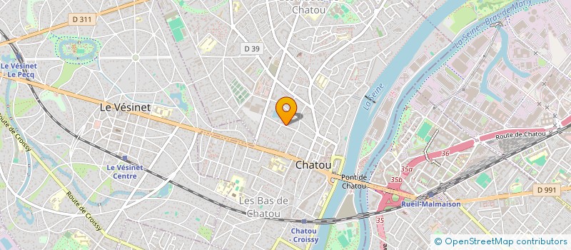 localisation de l'entreprise SCI DIANA  CHATOU