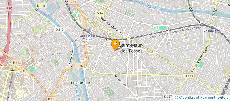 localisation de l'entreprise SCI DIANA à SAINT-MAUR-DES-FOSSES