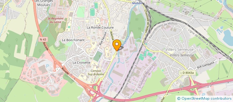 localisation de l'entreprise SCI DIANA ET OUAHID à CHARLEVILLE-MEZIERES