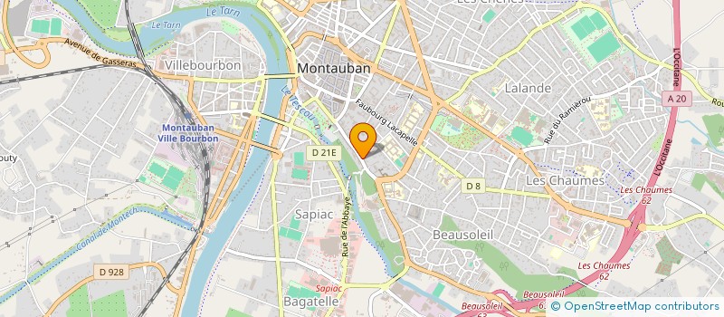 localisation de l'entreprise SCI DIANA POL  MONTAUBAN