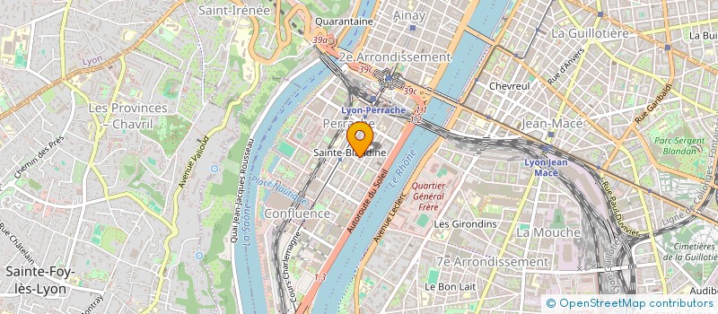 localisation de l'entreprise SCI DIANALEX  LYON