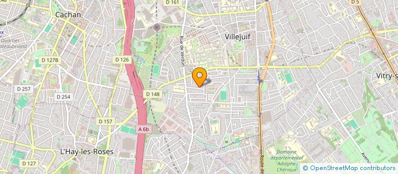 localisation de l'entreprise SCI DIANE à VILLEJUIF