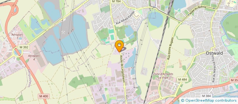 localisation de l'entreprise SCI DIANE  GEISPOLSHEIM