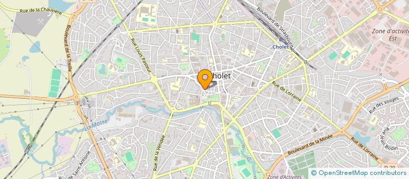 localisation de l'entreprise SCI DIANE  CHOLET