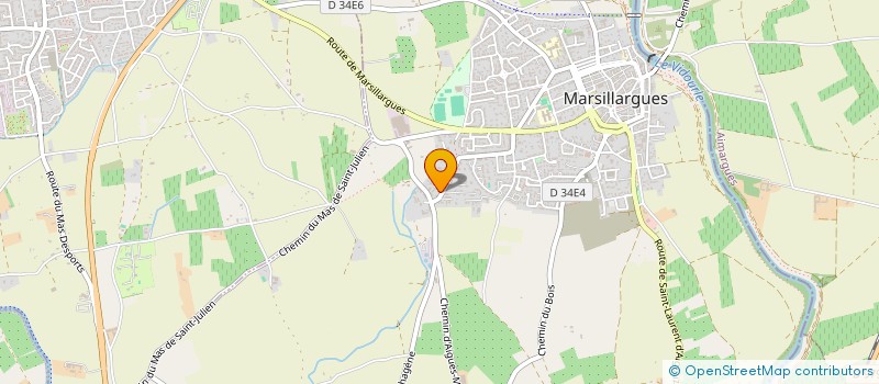 localisation de l'entreprise SCI DIANE  MARSILLARGUES