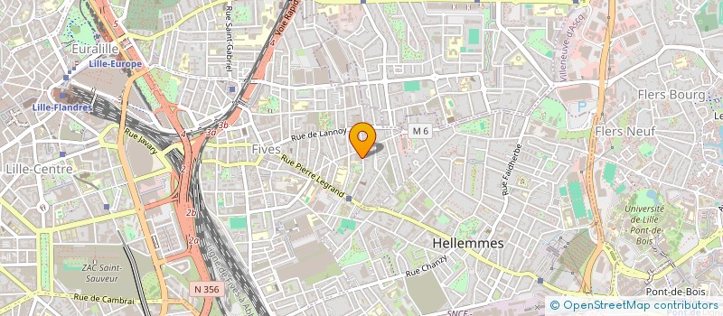 localisation de l'entreprise SCI DIANE à LILLE