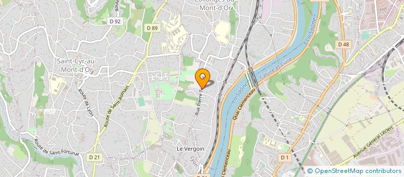 localisation de l'entreprise SCI DIANE  COLLONGES-AU-MONT-D'OR