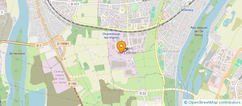 localisation de l'entreprise SCI DIANE DES CHAMPS  CHANTELOUP-LES-VIGNES