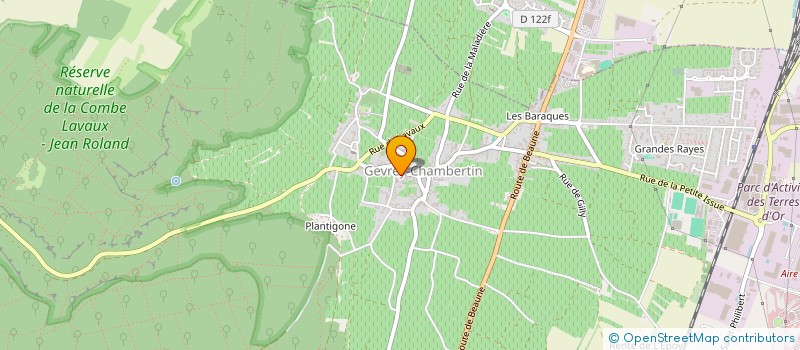 localisation de l'entreprise SCI DIANE LECLERC  GEVREY-CHAMBERTIN