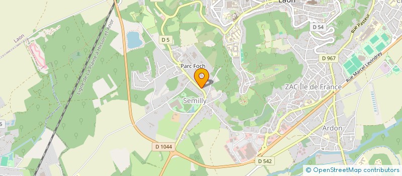 localisation de l'entreprise SCI DIANE24 à LAON